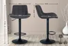Barhocker Tover Stoff schwarz Produktbild-Vorschau 2