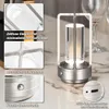 Tragbare Innen-/Außentischlampe aus Metall, kabellose Produktbild-Vorschau 4