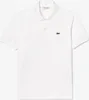 Lacoste Short Sleeved Ribbed Collar Couleur Blanc Voir les images du produit 2