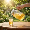 Vilde | Glaskaraffe mit Deckel - Wasserkrug 1,5L - Karaffe Produktbild-Vorschau 11
