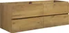 Badplaats Waschbeckenunterschrank Angela 140 x 48 cm Eiche Produktbild-Vorschau 1