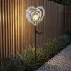 LED Solarleuchte Herz Silber, Höhe 82cm Produktbild-Vorschau 12