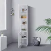 ML-Design colonna bagno, 30x190x30 cm, bianco, in MDF Anteprima dell’immagine prodotto 2