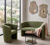 Couchgarnitur - Sofa Set - Grün - Weicher Stoff - 2 Sitzer Produktbild-Vorschau 2
