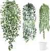 3 Stück Hängepflanze Künstlich mit Topf, 47-72 cm Produktbild-Vorschau 1