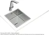 Zlewozmywak TEKA FLEXLINEA 440 x 440 mm stal nierdzewna Podgląd zdjęcia produktu 9