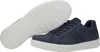 A pair of blue sneakers shown from a diagonal angle, with one shoe placed on top of the other, revealing the sole of the bottom shoe. Produktbild-Vorschau