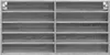 vidaXL Vitrinenschrank Grau Sonoma 100x8,5x50 cm Produktbild-Vorschau 4