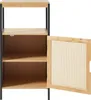 Badezimmerschrank 'Tervola' 80x40x35cm Bambus/Rattanoptik Produktbild-Vorschau 5