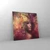 Bilder auf glas - frau gesicht - 60x60cm - Glasbilder - Produktbild-Vorschau 4