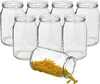 8x Einmachgläser 900 ml mit Schraubdeckel TO 82 – große Produktbild-Vorschau 6
