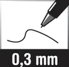 edding Fineliner 55, schwarz, metallgefasste Spitze, Produktbild-Vorschau 4