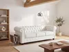 2-Sitzer Sofa aus weißem Büffelleder - CHESTERFIELD Produktbild-Vorschau 2