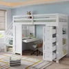Flieks Etagenbett 90x200cm mit Schreibtisch und Regal, Produktbild-Vorschau 1