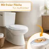 Toilettendeckel Universalgröße Klodeckel Weiß Klobrille O Produktbild-Vorschau 5