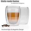 BigDean 4 Stück doppelwandige Latte Macchiato Gläser 300 ml Produktbild-Vorschau 5