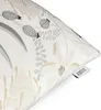 A close-up view of a pillowcase with a floral pattern. Produktbild-Vorschau