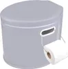 prenosné WC 7 l výška sedadla 37 cm sivá Náhľad obrázku produktu 3