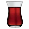 A clear, professional studio shot of a single glass of dark red liquid, likely tea, against a plain white background. Produktbild-Vorschau