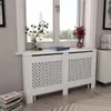 vidaXL Heizkörperabdeckung Weiß 152x19x81,5 cm MDF Produktbild-Vorschau 9