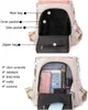 Daypack Damen-Rucksack mit Blumenstickerei,Wasserdichte Produktbild-Vorschau 7
