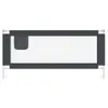 Sponda Letto Sicurezza Bambini Grigio Scuro 200x25 cm Anteprima dell’immagine prodotto 3