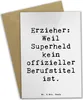 Mr. & Mrs. Panda Klappkarte Spruch Erzieher Superheld - Produktbild-Vorschau 1