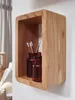 Wohnling Acacia massif Set de 3 étagères murales Cubes ; Voir les images du produit 10