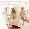 COSTWAY 2 w 1 – sofa dla dzieci, kanapa z funkcją spania, Podgląd zdjęcia produktu 4