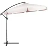 A beige cantilever umbrella with a black pole and base, shown against a white background. Anteprima dell’immagine prodotto
