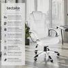 tectake® Bürostuhl Zulu ergonomische Form Produktbild-Vorschau 3
