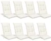 Beautissu Set di 8 cuscini per sedie con schienale alto Anteprima dell’immagine prodotto 1