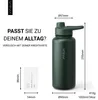 Trinkflasche Edelstahl 1L Thermoflasche Sport Gym Flasche Produktbild-Vorschau 5