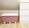 3 Aufbewahrungsboxen mit Deckel und Rollen 50L - Produktbild-Vorschau 5