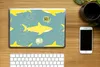 MuchoWow® Laptop Aufkleber Sticker Cover Hai - Cartoon - Produktbild-Vorschau 2