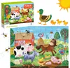 Puzzle Country Adventure Farm Animals Puzzle-Set für die Produktbild-Vorschau 1