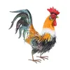 ProGarden Gartenfigur Hahn aus Metall, braun-blau-rot, Produktbild-Vorschau 3