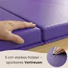 Klappbare Turnmatte 180x60x5 cm Gymnastikmatte Weichboden Produktbild-Vorschau 11