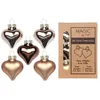 Christbaumschmuck Herzen 4cm Glas 8 Stück - Elegant Lounge Produktbild-Vorschau 2
