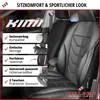 WALSER Sitzauflage Auto Kimi, Sitzschoner Auto schwarz, Produktbild-Vorschau 2