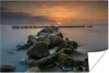 MuchoWow® Poster Meer - Sonne - Steine 90x60 cm - Produktbild-Vorschau 1