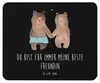 Mr. & Mrs. Panda Mouse Pad Bär Freundin - Schwarz - Produktbild-Vorschau 1