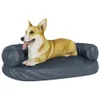 Hundebett Ergonomisch Schaumstoff Dunkelblau 75x53cm Produktbild-Vorschau 3