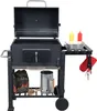 Barbecue au charbon de bois 57x37 cm avec couvercle et Voir les images du produit 5