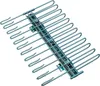 A metal pant rack with multiple hangers, shown against a white background. Produktbild-Vorschau