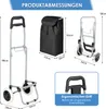 COSTWAY 35L Einkaufstrolley klappbar, Einkaufswagen mit Produktbild-Vorschau 7