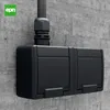 Elektro-Plast | Presa 3 Posti - Antracite - IP55 - Ermetica Anteprima dell’immagine prodotto 7