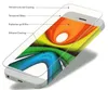 A diagram showing the layers of a screen protector on a smartphone. Produktbild-Vorschau
