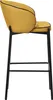 ML-Design Barhocker 4er Set Senf Stoffbezug 76 cm hoch Produktbild-Vorschau 3