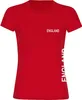 multifanshop Damen T-Shirt - England - Brust & Seite, rot, Produktbild-Vorschau 1